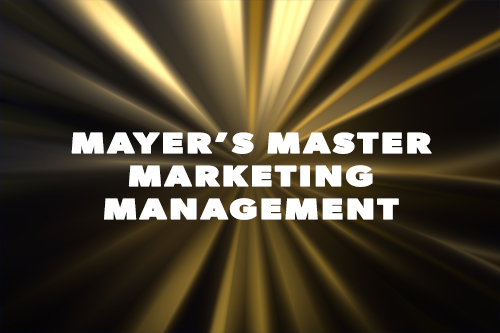 Mayer's Master Marketing Management